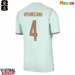 Frankrijk Dayot Upamecano #4 Uit tenue WK 2026 Korte Mouw