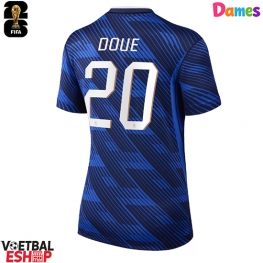 Frankrijk Desire Doue #20 Thuis tenue Dames WK 2026 Korte Mouw