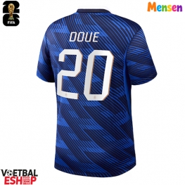 Frankrijk Desire Doue #20 Thuis tenue WK 2026 Korte Mouw
