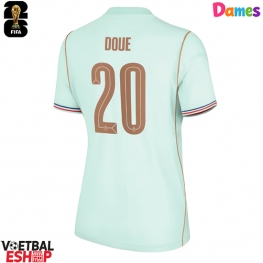 Frankrijk Desire Doue #20 Uit tenue Dames WK 2026 Korte Mouw