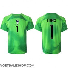 Frankrijk Hugo Lloris #1 Keeper Uit tenue WK 2022 Korte Mouw