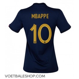 Frankrijk Kylian Mbappe #10 Thuis tenue Dames WK 2022 Korte Mouw