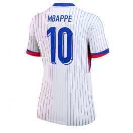 Frankrijk Kylian Mbappe #10 Uit tenue Dames EK 2024 Korte Mouw