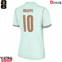 Frankrijk Kylian Mbappe #10 Uit tenue Dames WK 2026 Korte Mouw
