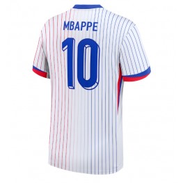 Frankrijk Kylian Mbappe #10 Uit tenue EK 2024 Korte Mouw