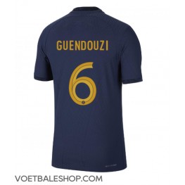 Frankrijk Matteo Guendouzi #6 Thuis tenue WK 2022 Korte Mouw