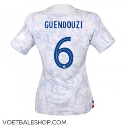 Frankrijk Matteo Guendouzi #6 Uit tenue Dames WK 2022 Korte Mouw