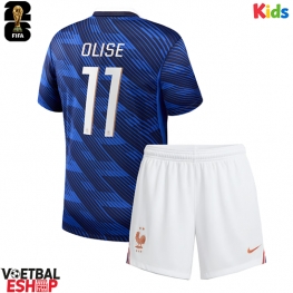 Frankrijk Michael Olise #11 Thuis tenue Kids WK 2026 Korte Mouw (+ Korte broeken)
