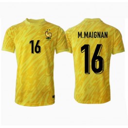 Frankrijk Mike Maignan #16 Keeper Thuis tenue EK 2024 Korte Mouw