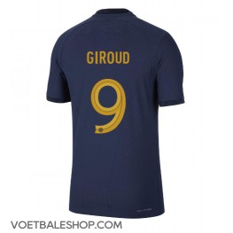 Frankrijk Olivier Giroud #9 Thuis tenue WK 2022 Korte Mouw