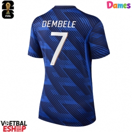 Frankrijk Ousmane Dembele #7 Thuis tenue Dames WK 2026 Korte Mouw