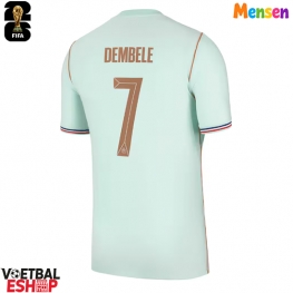 Frankrijk Ousmane Dembele #7 Uit tenue WK 2026 Korte Mouw