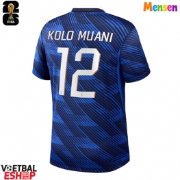 Frankrijk Randal Kolo Muani #12 Thuis tenue WK 2026 Korte Mouw