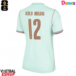 Frankrijk Randal Kolo Muani #12 Uit tenue Dames WK 2026 Korte Mouw