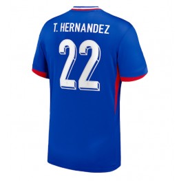 Frankrijk Theo Hernandez #22 Thuis tenue EK 2024 Korte Mouw