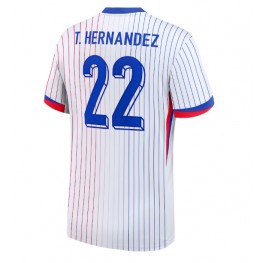 Frankrijk Theo Hernandez #22 Uit tenue EK 2024 Korte Mouw