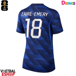 Frankrijk Warren Zaire-Emery #18 Thuis tenue Dames WK 2026 Korte Mouw