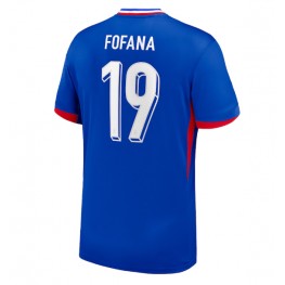 Frankrijk Youssouf Fofana #19 Thuis tenue EK 2024 Korte Mouw