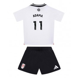 Fulham Adama Traore #11 Thuis tenue Kids 2024-25 Korte Mouw (+ Korte broeken)