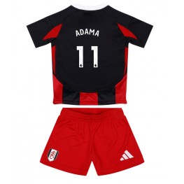 Fulham Adama Traore #11 Uit tenue Kids 2024-25 Korte Mouw (+ Korte broeken)