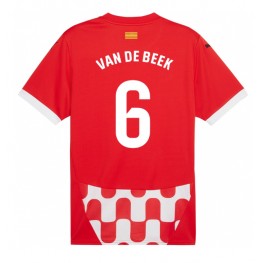 Girona Donny van de Beek #6 Thuis tenue 2024-25 Korte Mouw