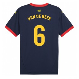 Girona Donny van de Beek #6 Uit tenue 2024-25 Korte Mouw