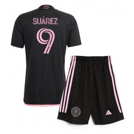 Inter Miami Luis Suarez #9 Uit tenue Kids 2024-25 Korte Mouw (+ Korte broeken)