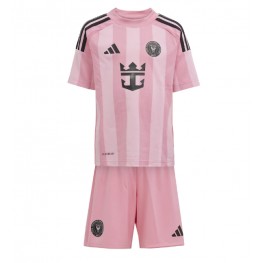 Inter Miami Thuis tenue Kids 2025-26 Korte Mouw (+ Korte broeken)