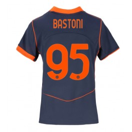 Inter Milan Alessandro Bastoni #95 Derde tenue Dames 2025-26 Korte Mouw