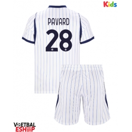 Inter Milan Benjamin Pavard #28 Uit tenue Kids 2026-27 Korte Mouw (+ Korte broeken)