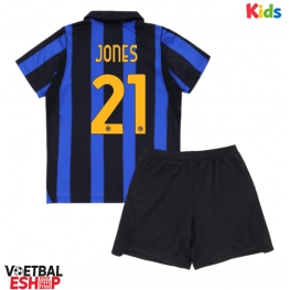 Inter Milan Curtis Jones #21 Thuis tenue Kids 2026-27 Korte Mouw (+ Korte broeken)