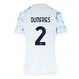 Inter Milan Denzel Dumfries #2 Uit tenue Dames 2025-26 Korte Mouw