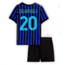 Inter Milan Hakan Calhanoglu #20 Thuis tenue Kids 2025-26 Korte Mouw (+ Korte broeken)