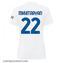 Inter Milan Henrikh Mkhitaryan #22 Uit tenue Dames 2023-24 Korte Mouw