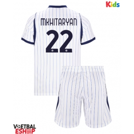 Inter Milan Henrikh Mkhitaryan #22 Uit tenue Kids 2026-27 Korte Mouw (+ Korte broeken)