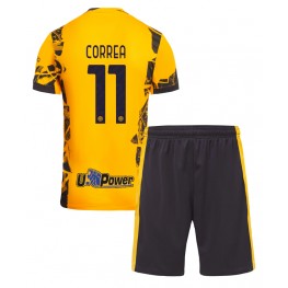 Inter Milan Joaquin Correa #11 Derde tenue Kids 2024-25 Korte Mouw (+ Korte broeken)