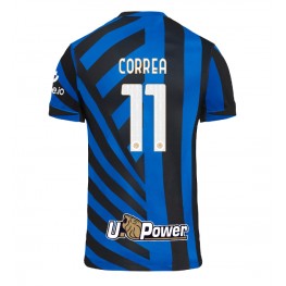 Inter Milan Joaquin Correa #11 Thuis tenue 2024-25 Korte Mouw