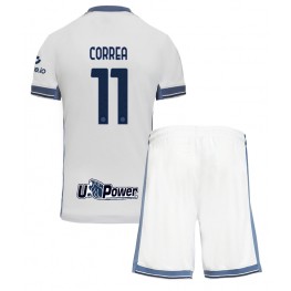 Inter Milan Joaquin Correa #11 Uit tenue Kids 2024-25 Korte Mouw (+ Korte broeken)