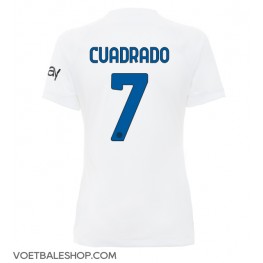 Inter Milan Juan Cuadrado #7 Uit tenue Dames 2023-24 Korte Mouw