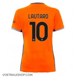 Inter Milan Lautaro Martinez #10 Derde tenue Dames 2023-24 Korte Mouw