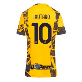 Inter Milan Lautaro Martinez #10 Derde tenue Dames 2024-25 Korte Mouw