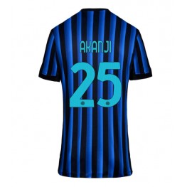 Inter Milan Manuel Akanji #25 Thuis tenue Dames 2025-26 Korte Mouw