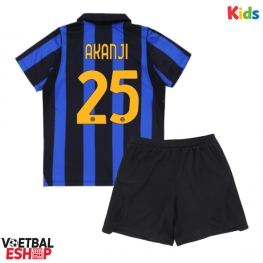 Inter Milan Manuel Akanji #25 Thuis tenue Kids 2026-27 Korte Mouw (+ Korte broeken)