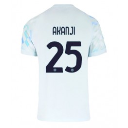 Inter Milan Manuel Akanji #25 Uit tenue 2025-26 Korte Mouw Inter Milan Manuel Akanji #25 Uit tenue 2025-26 Korte Mouw