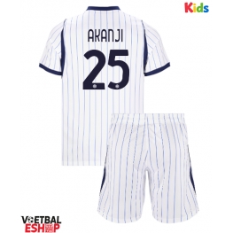Inter Milan Manuel Akanji #25 Uit tenue Kids 2026-27 Korte Mouw (+ Korte broeken)