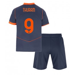 Inter Milan Marcus Thuram #9 Derde tenue Kids 2025-26 Korte Mouw (+ Korte broeken)