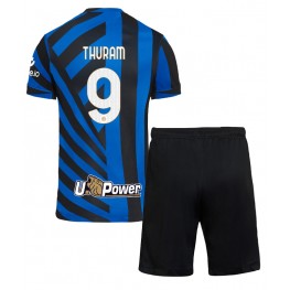 Inter Milan Marcus Thuram #9 Thuis tenue Kids 2024-25 Korte Mouw (+ Korte broeken)