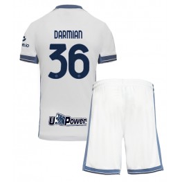 Inter Milan Matteo Darmian #36 Uit tenue Kids 2024-25 Korte Mouw (+ Korte broeken)