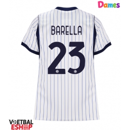 Inter Milan Nicolo Barella #23 Uit tenue Dames 2026-27 Korte Mouw