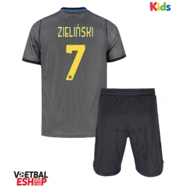 Inter Milan Piotr Zielinski #7 Derde tenue Kids 2026-27 Korte Mouw (+ Korte broeken)